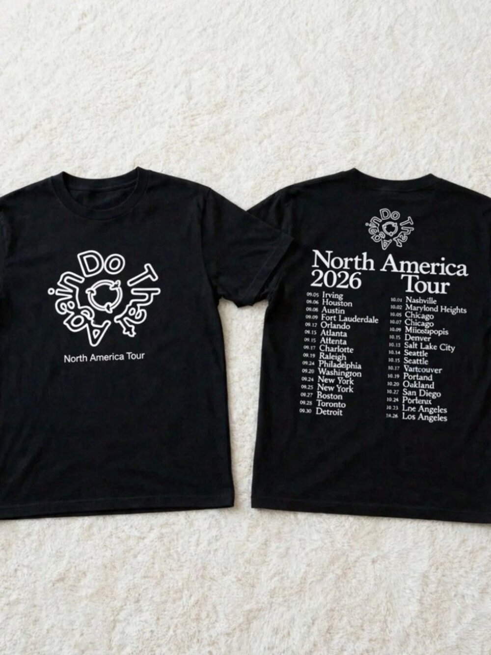 Malcolm Todd Do That Again Tour Reprint Black Graphic T-Shirt S-4XL